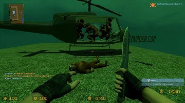 Counter Strike Source Zombie Escape mod online gameplay on Mountain Escape map