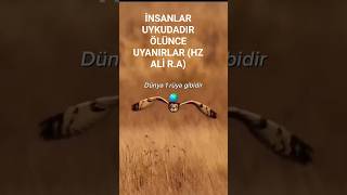 İnsanlar Uykudadir Ölünce Uyanirlar Hz Ali̇ R.a