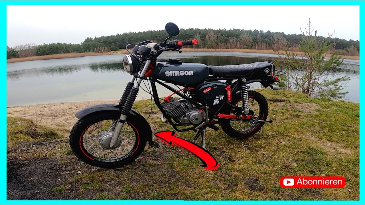Simson S51 Enduro - Ohne Gitter I Tiefes Schutzblech! I IGoProI I HD I I
