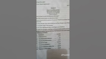 Sixth Semester B.Com Calicut University Income tax and GST Previous Question Paper