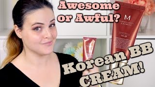 Missha M Perfect Cover BB Cream SPF 42 PA+++ FIRST IMPRESSION! | What the ***K
