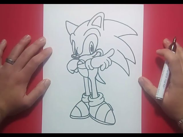 Libro para Colorear SONIC : NUEVO LIBRO DE COLOREAR - ¡Libro de colorear de  Sonic The Hedgehog para niños de 4 a 6, de 6 a 8 y de 8 a 12