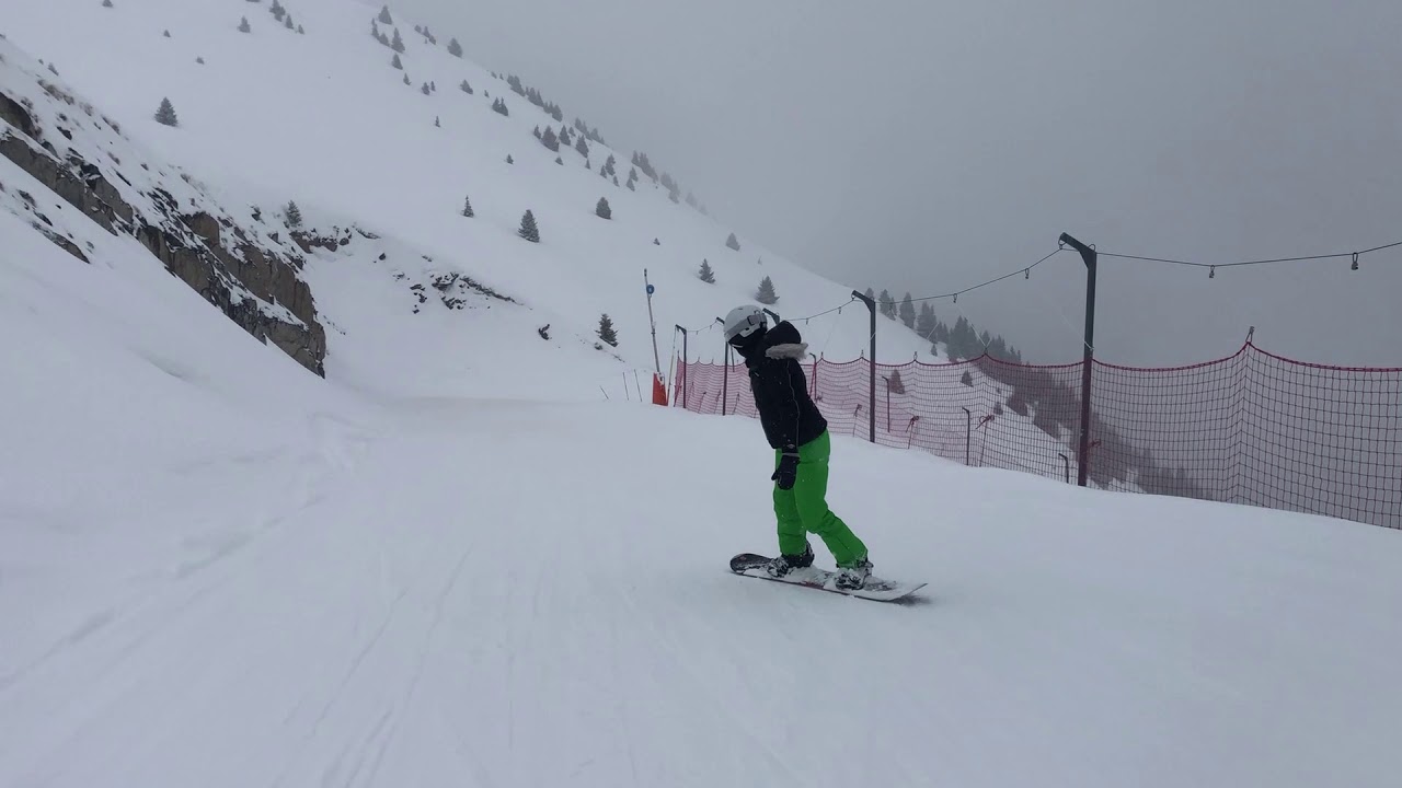 Snowboard analysis - pre training plan - YouTube