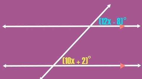 Parallel Lines & Transversals: Solving for Corresponding Angles
