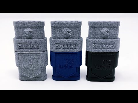 Stratasys & DyeMansion: The Print-to-Product Workflow for SAF parts | Additive Manufacturing | H350