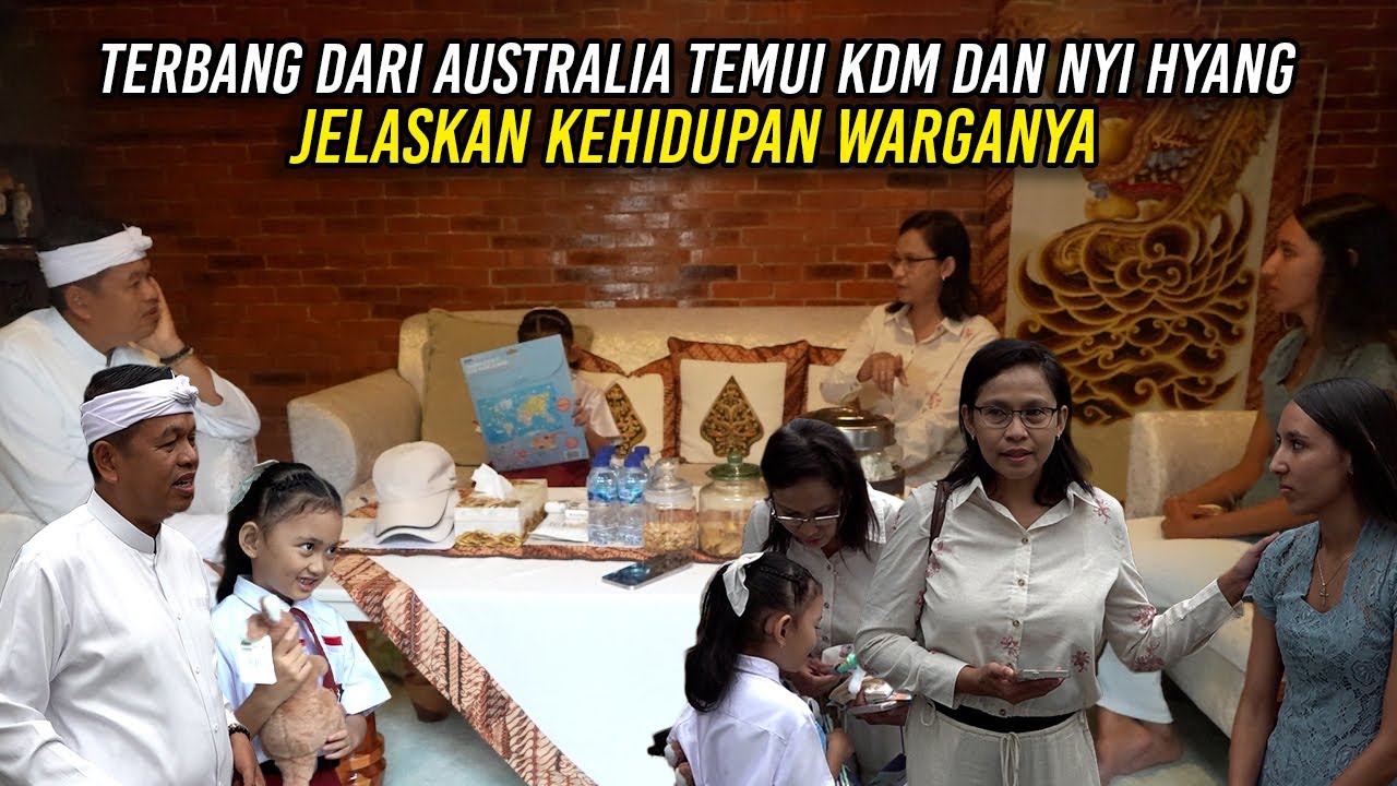 BU MERCIA TERBANG DARI AUSTRALIA TEMUI KDM DAN NYI HYANG | JELASKAN KEHIDUPAN WARGANYA