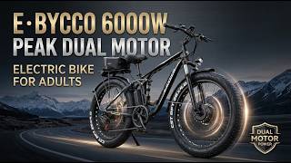 E·Bycco 6000W Peak Dual Motor Electric Bike for Adults - Review 2026