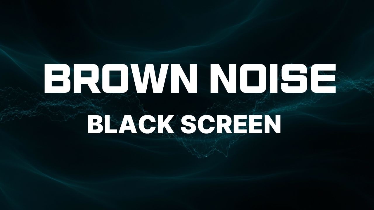 Smooth Brown Noise for Sleep (10 Hours) | Dark Screen