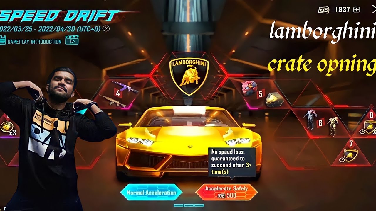 LAMBORGHINI CRATE OPNING | BGMI | Shreeman Legend