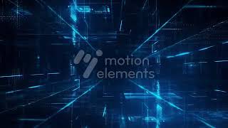 MotionElements abstract network connections digital data flow visualization preview