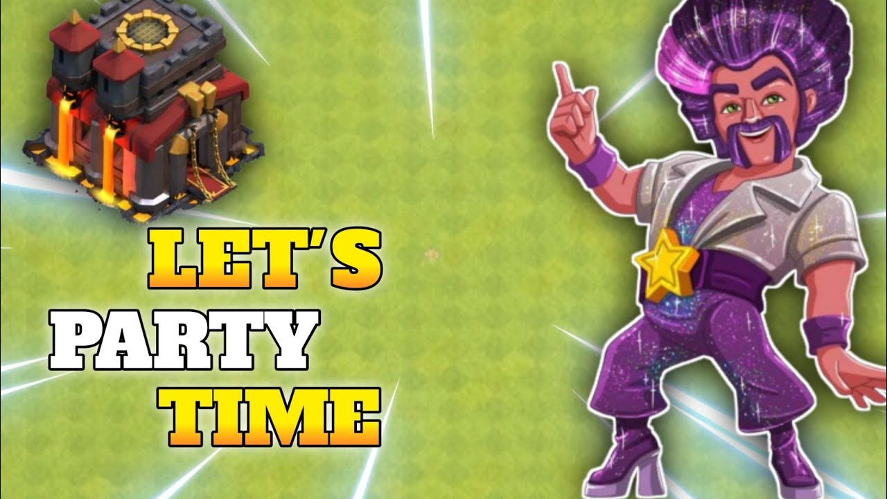 TH10 PARTY WIZARD ATTACK 🔥||THAT'S PARTY TIME🎉||