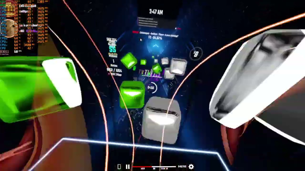 I GOT MY FIRST 600 AND IT WAS ON A 500 BPM MAP!!