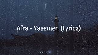 Afra - Yasemen (Lyrics) - (Şarkı sözleri)