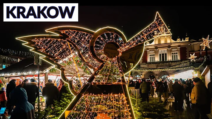 Krakow Poland Christmas Market, 2025 4K  | Beautiful Polish Christmas market in a fantastic setting