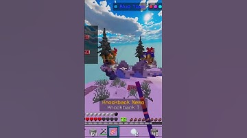 KNOCKBACK NEMO (Hive Skywars) #shorts #minecraft #hive (Minecraft Bedrock)