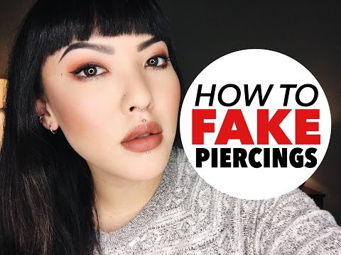Come fare piercing finti: guida passo passo