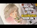Why social media is toxic for artists and creators ★ Paint with me