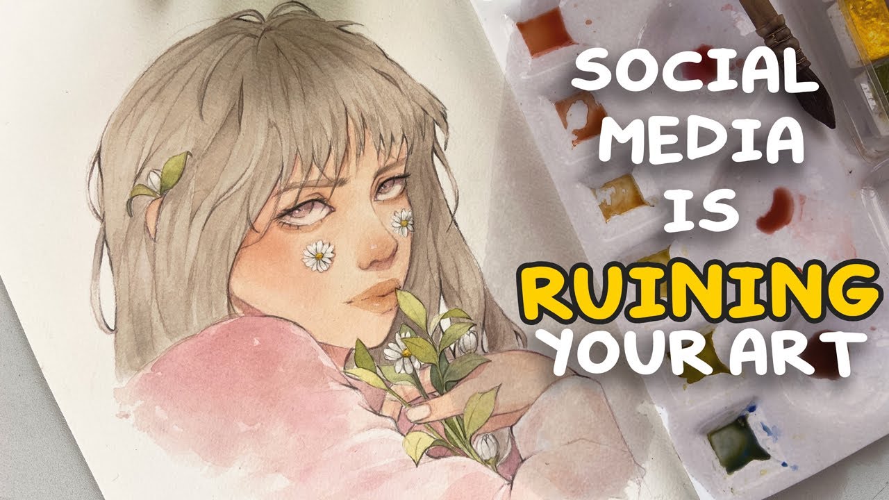 Why social media is toxic for artists and creators ★ Paint with me - YouTube