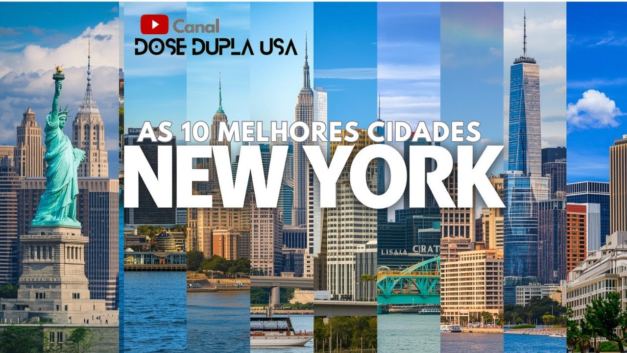 As 10 Melhores Cidades para Morar no Estado de Nova York 🇺🇸 | Qualidade de Vida e Oportunidades