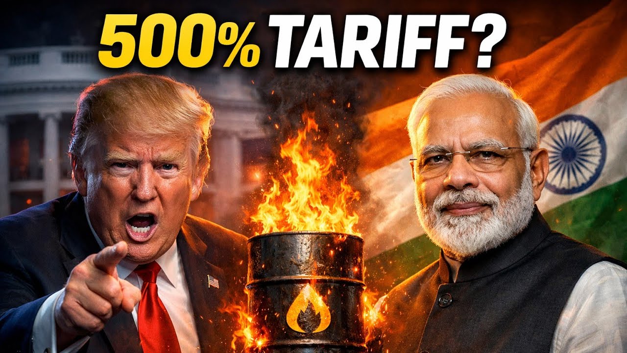India–USA Tariff War 2026 Explained | Trump vs Modi | Russian Oil & 500% Tariff Threat