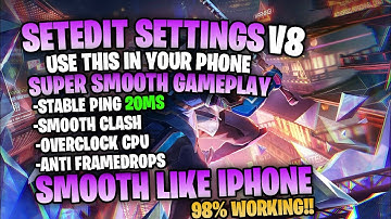 Latest! How To Use Set Edit V8 | Improve Gaming Performance | Reduce Delay | -Computer ML