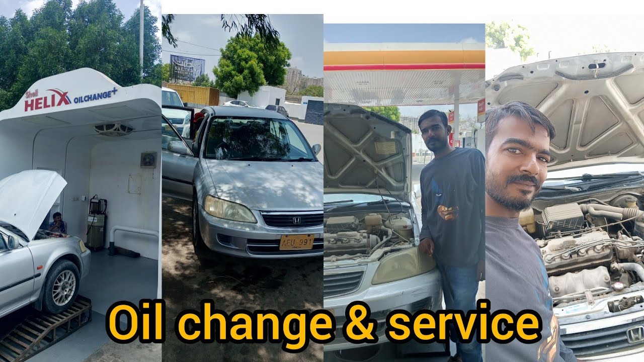 Honda city ki service or oil change kralia shell k petrol pump se