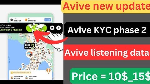 Avive Mining App New update today | Avive KYC phase 2 start |Avive Listing on OKX Exchange