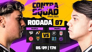 🚨 FFWS BR | SPLIT 2 🏆 CONTRA SQUAD | RODADA 7 - GRUPOS A e C | FREE FIRE | AO VIVO🚨 #freefire
