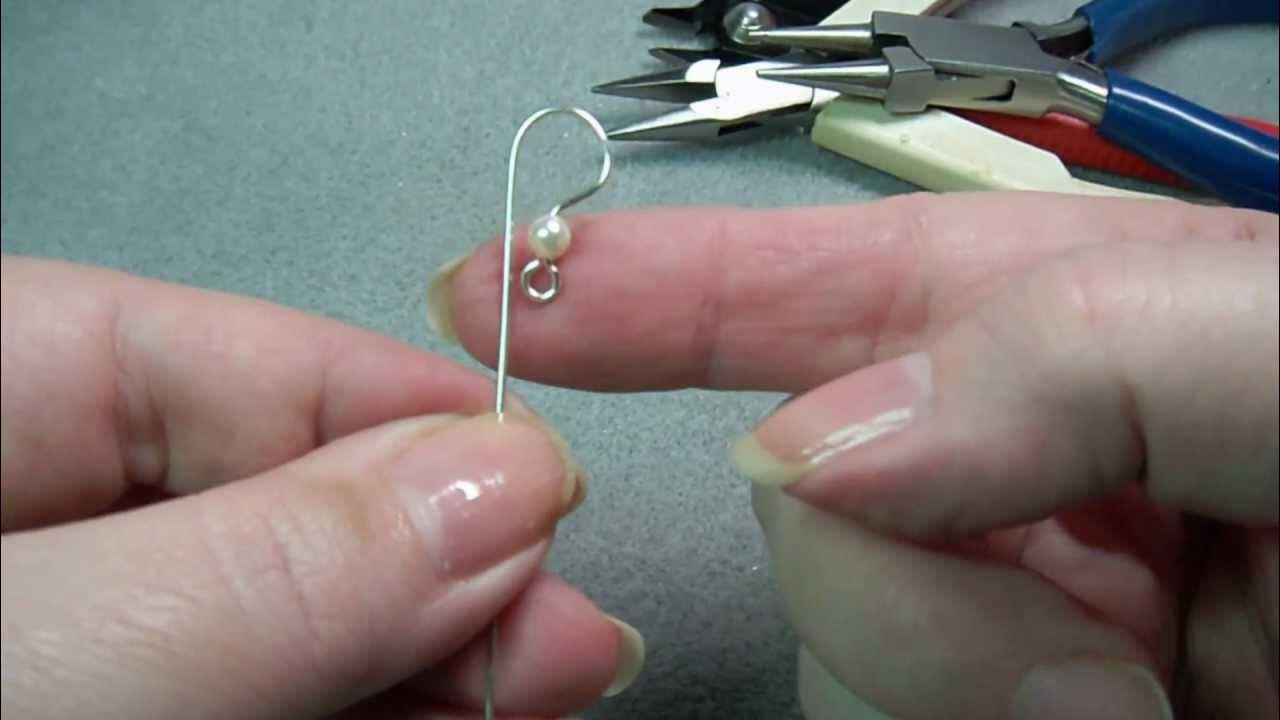 How to Make Beaded Earring Findings YouTube