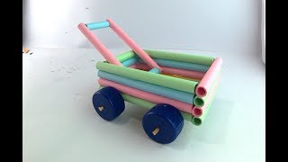 Mini Wheelbarrow are made of paper, Rolled and cut paper according to the size of the toy you will make. for more videos visit here: 