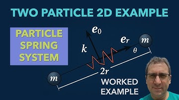 Two Particle 2D Example, Energy Approach | Intro to Rigid Body of Particles & Kinematics | Lecture 8