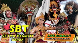 KUDA LUMPING FT LEAK SBT SETYA BHAKTI SARAGAN LIVE banyurojo god talen 2