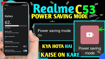 Power saving mode realme c53 // Realme c53 Power saving mode // Tech arun al