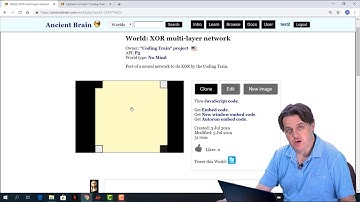 AI programming course. Step 8. Neural network for XOR