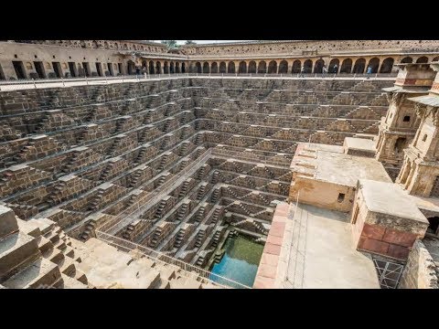 Video: Pozzo Di 30 Metri Chand Baori In India, In Cui 3500 Gradini - Visualizzazione Alternativa