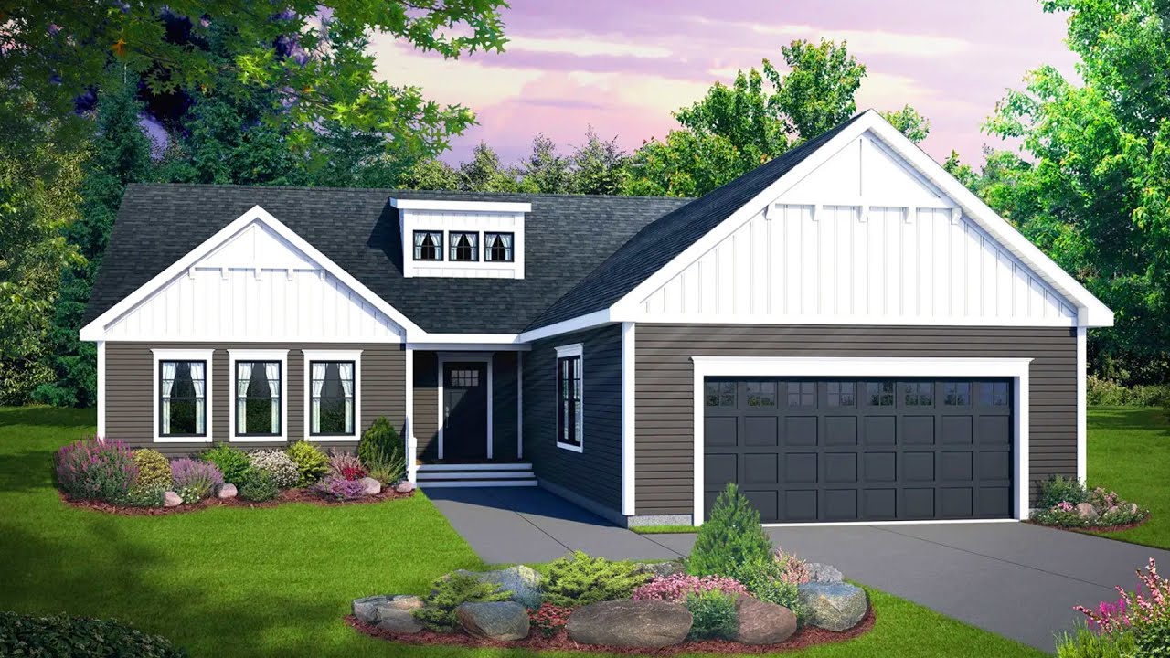 Rustic Stunning Glenwood Modular Home from Champion Homes - YouTube