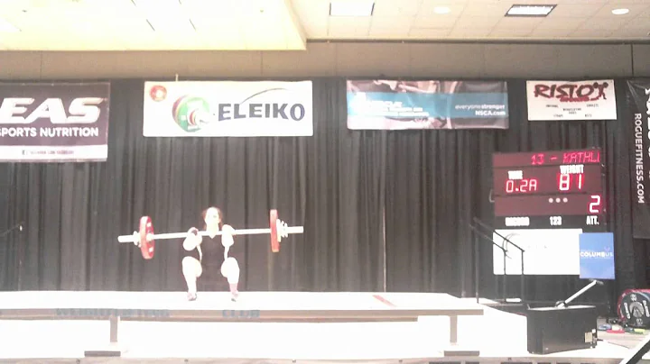 Kathleen O'Neill 81kg Cl&J @ 2012 U.S. Nationals/O...