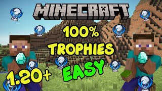 How To Get Trophies In Minecraft Creative 1.20 [EASY] Minecraft Bedrock Edition