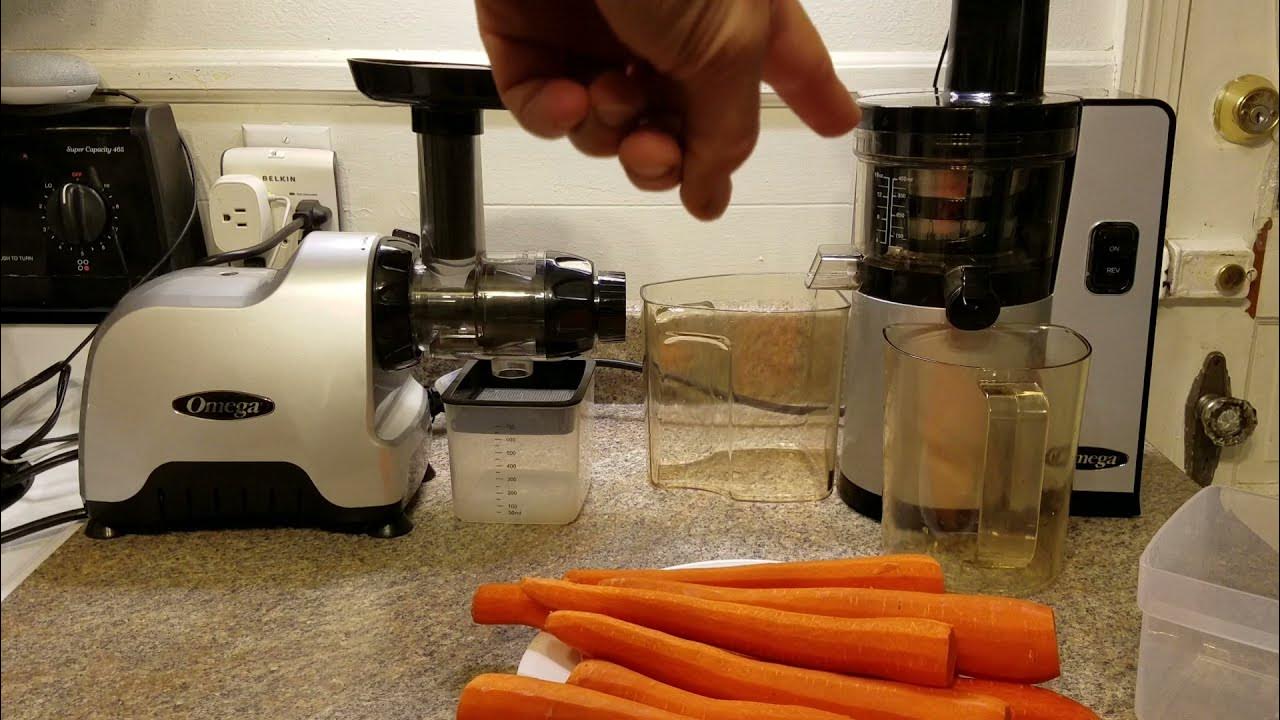 Omega CNC80S vs VSJ843QS Juicers Comparison YouTube