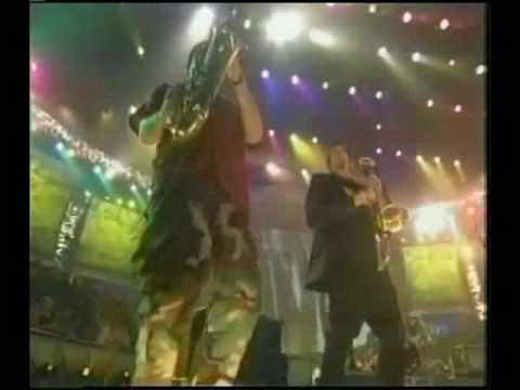 Ozomatli Performs With George Lopez at the 2004 Latin Grammy Awards
