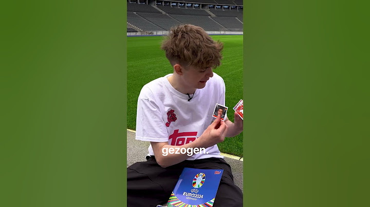 Checkt die UEFA EURO 2024™ Sticker und Karten aus! * An zeige