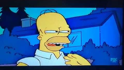 Springfield Destroys Mr Burns Sunblocker