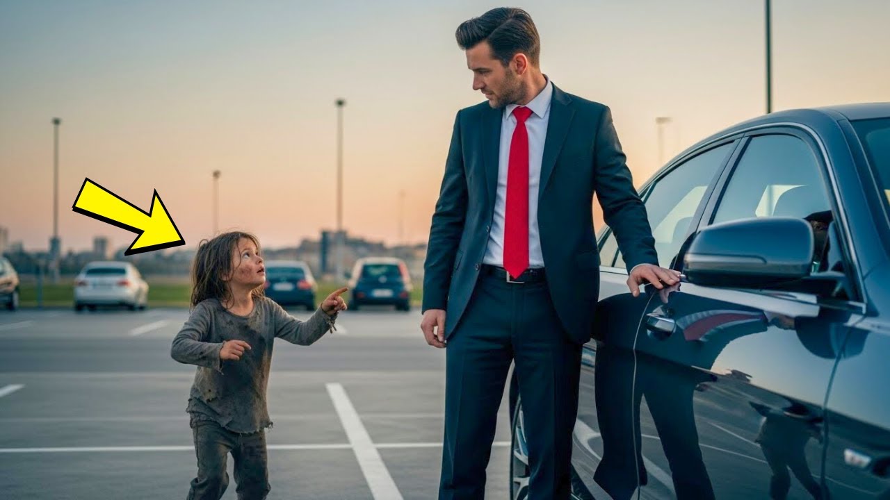 SHIKO POSHTË MAKINËS! — BËRTITI VAJZA E VARFËR… MILIONERI U TRONDIT NGA AJO QË PA!