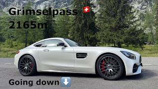 A 1-of-500 Car on a 1-of-1 Panorama Road #amg #amggtc50 #switzerland #swissalps #grimselpass