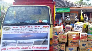 Antusias Grub KWKD Peduli Bencana Erupsi Semeru||Peduli Bencana Semeru #blitar #KwkdBlitar