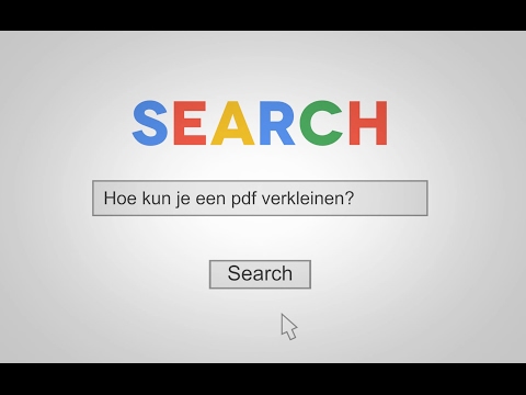 Hoe kun je een pdf verkleinen?