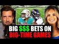 Kelly &amp; Joe Raineri Place Their BETS On NFL Week 17 &amp; CFB Playoff | The Fade with Clay &amp; Kelly