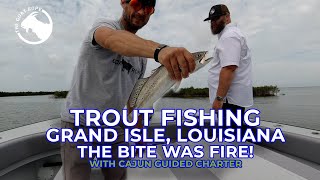 Grand Isle Louisiana Trout Fishing with Cajun Guided Charter | Family Fishing Trip