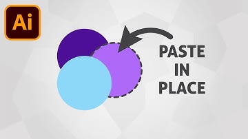 How To Paste In Place, In Front Or In Back In Adobe Illustrator