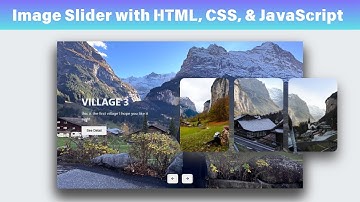 🚀 Create a Stunning Image Slider with HTML, CSS, & JavaScript 🎨✨